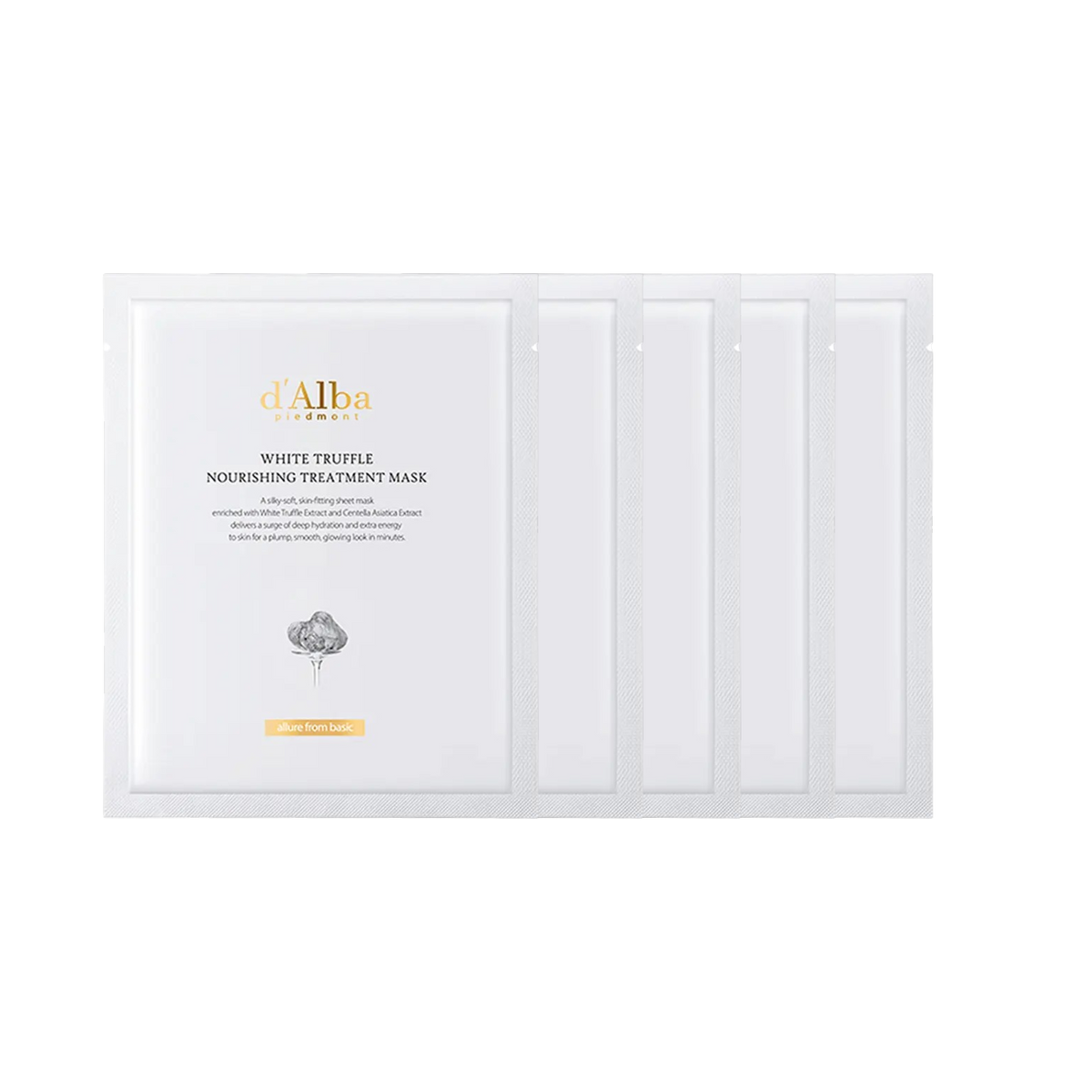 d'Alba Nourishing Treatment Mask (5 Sheets)