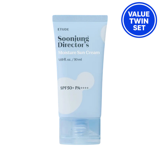ETUDE Soonjung Director's Moisture Sun Cream SPF50+ PA++++ 50ml + 50ml (Twin Set)