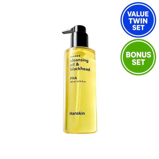 HANSKIN Cleansing Oil & Blackhead PHA Double Set 200ml  + 200ml (+ 30ml Bonus)