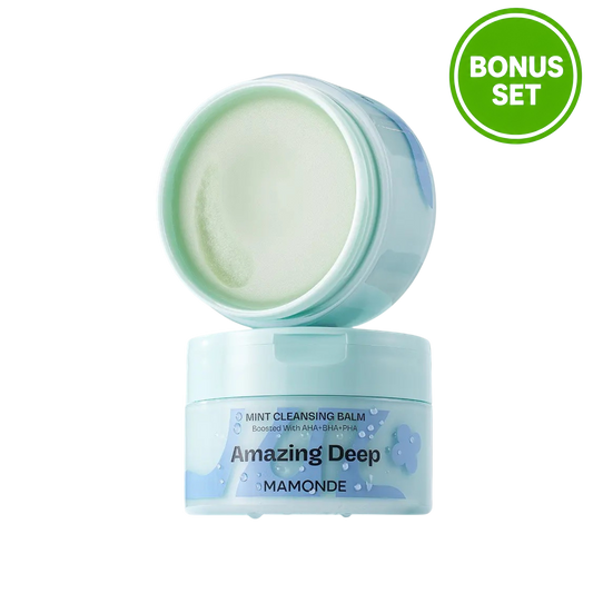 MAMONDE Mint Cleansing Balm 90ml + Pack Cleanser 25g Bonus