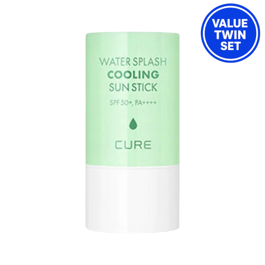 CURE Water Splash Cooling Sun Stick SPF50+ PA++++ 23g+23g (Double Set)