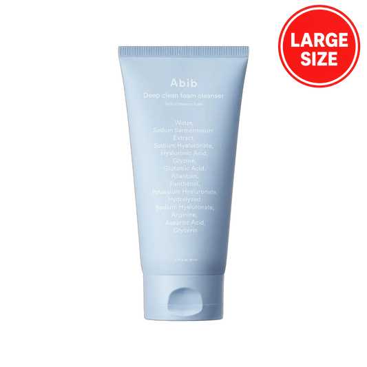 Abib Deep Clean Foam Cleanser Sedum Hyaluron Foam (250ml) Large Size
