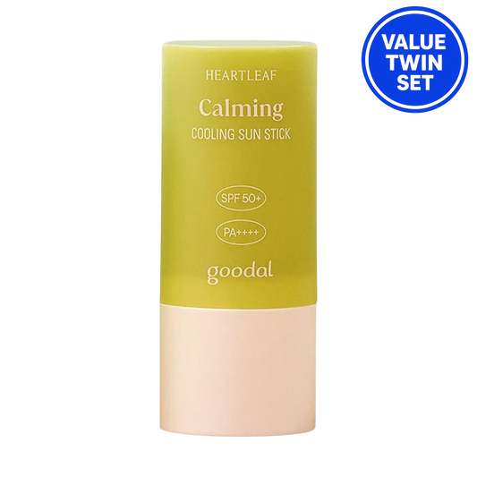 GOODAL Heartleaf Calming Cooling Sun Stick SPF50+ PA++++ 19g + 19g (Twin Set)