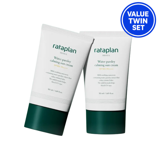 RATAPLAN Minari Calming Sun Cream SPF50+ PA++++ 50ml + 50ml (Twin Set)