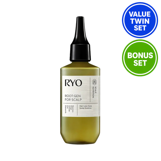 RYO Root Gen Anti Hair Loss Scalp Essence 80ml Double Set (+ Shampoo 50ml)