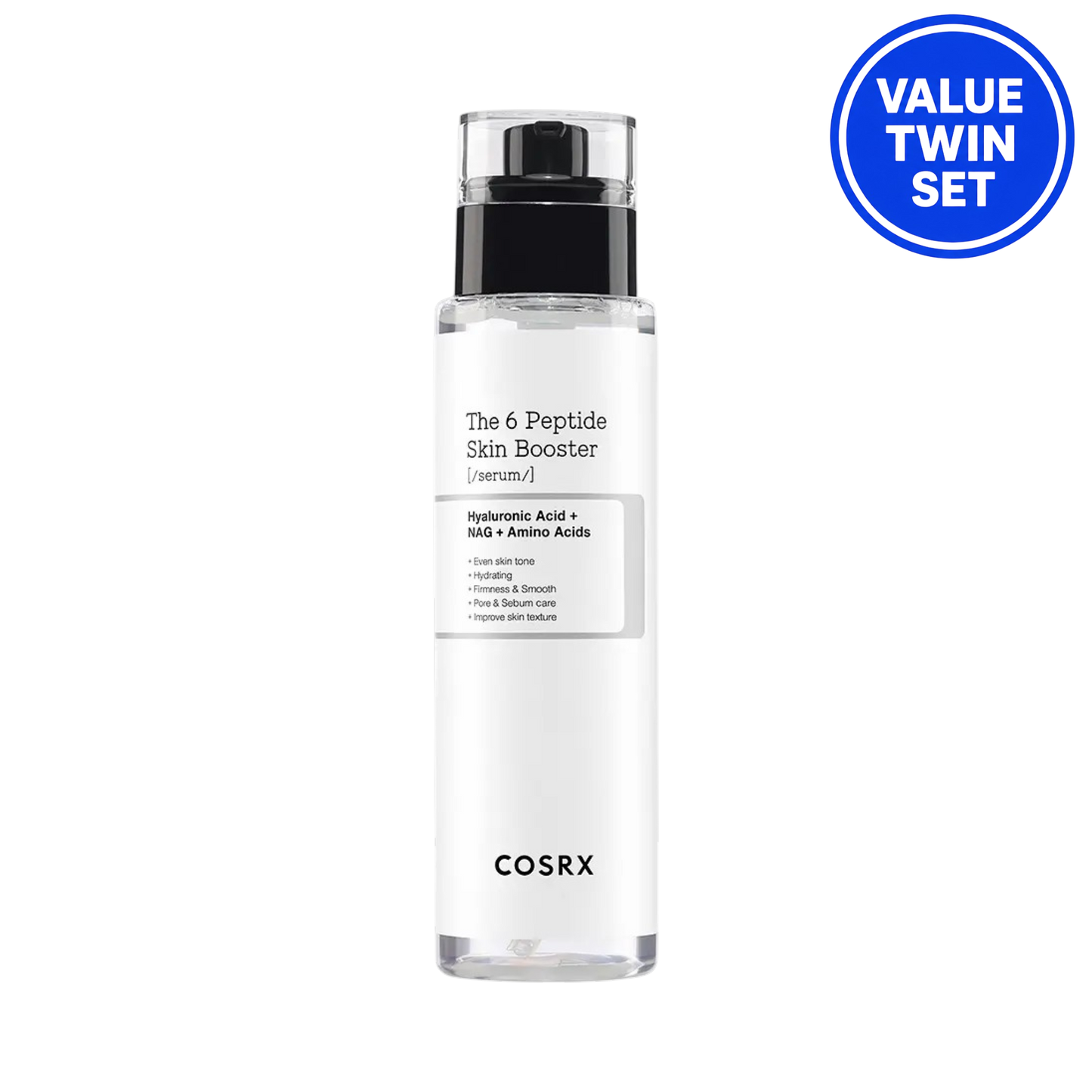 COSRX The 6 Peptide Skin Booster Serum 150ml + 150ml (Value Twin Set)