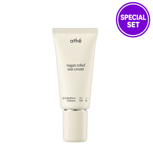 ATHE Vegan Relief Sun Cream SPF 50+ PA++++  50ml + 35ml Special Set