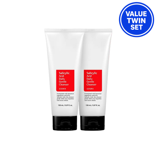 COSRX Salicylic Acid Daily Gentle Cleanser 150ml + 150ml (Value Twin Set)