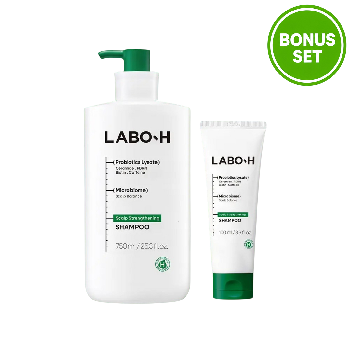 LABO-H Scalp Strengthening Shampoo 750ml + 125ml