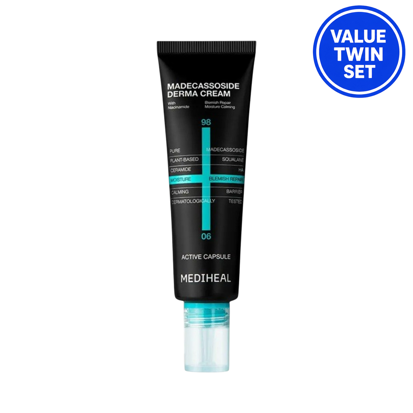 MEDIHEAL Madecassoside Derma Cream 50ml + 50ml (Double Set)