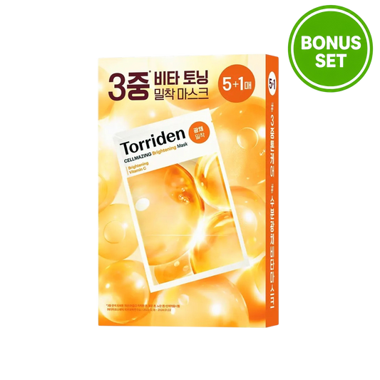 TORRIDEN Cellmazing Brightening Vitamin C Mask 5+1 Sheets Bonus Set