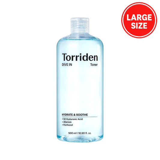 TORRIDEN DIVE-IN LOW MOLECULAR HYALURONIC ACID TONER 500ML LARGE SIZE
