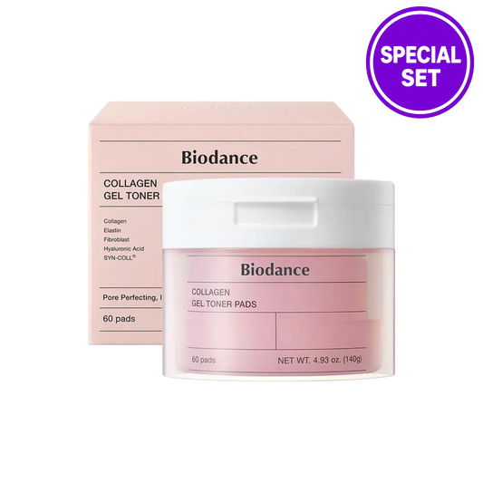 BIODANCE Gel Toner Pad 60 Pads + 4 Pads Special Set (Collagen / Cera-Nol)