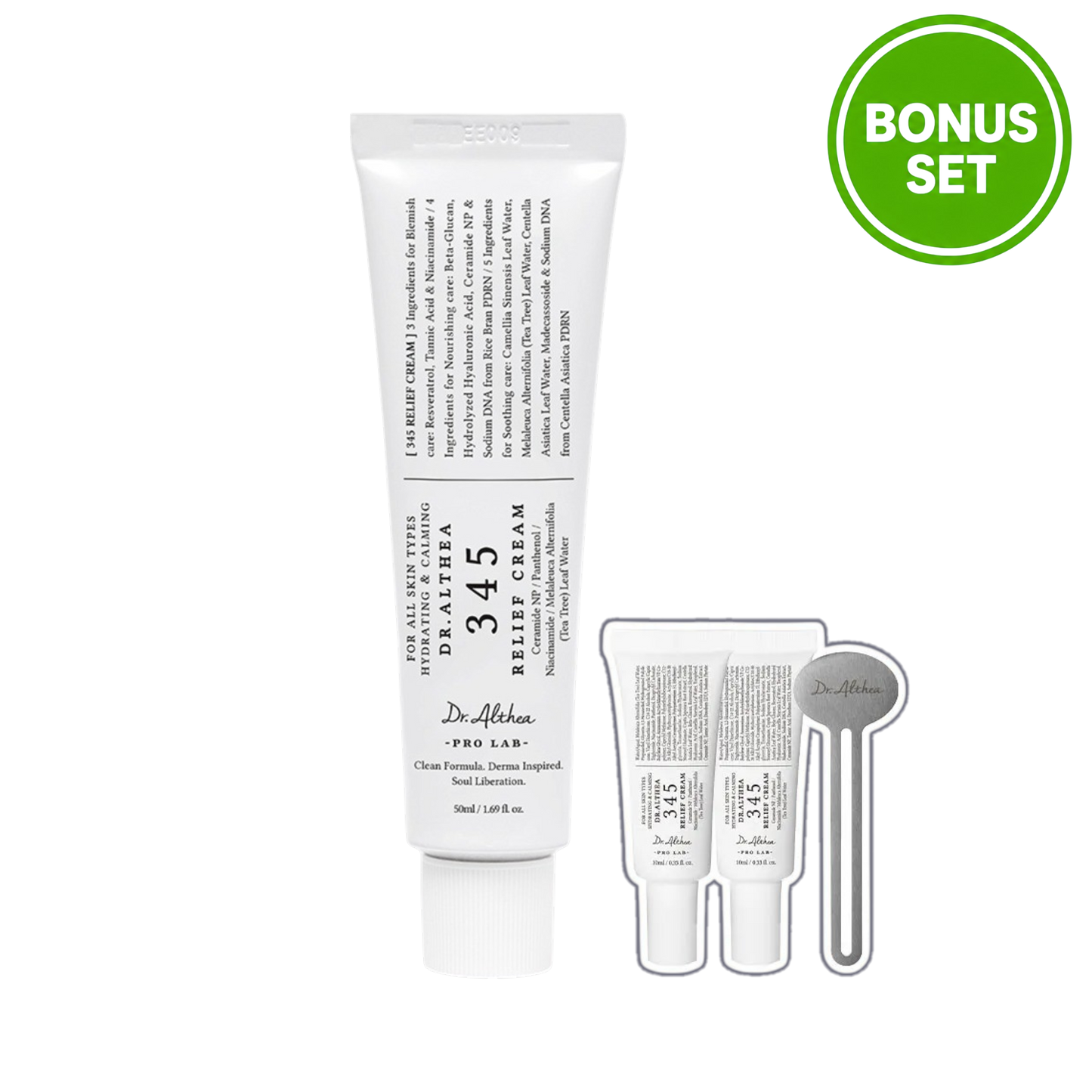 DR.ALTHEA 345 Relief Cream 50ml Bonus Set (10ml + 10ml)