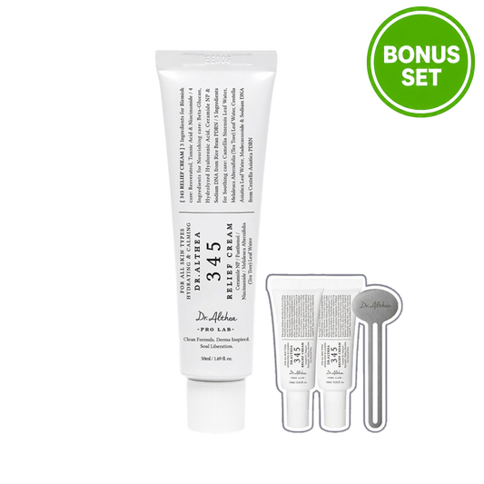 DR.ALTHEA 345 Relief Cream 50ml Bonus Set (10ml + 10ml)